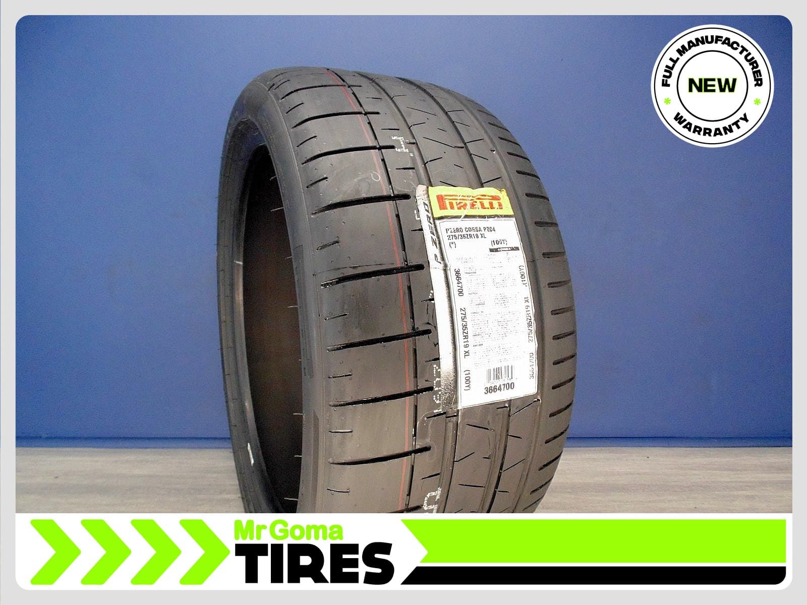 PIRELLI P ZERO TM CORSA PZC4 XL 275/35/19