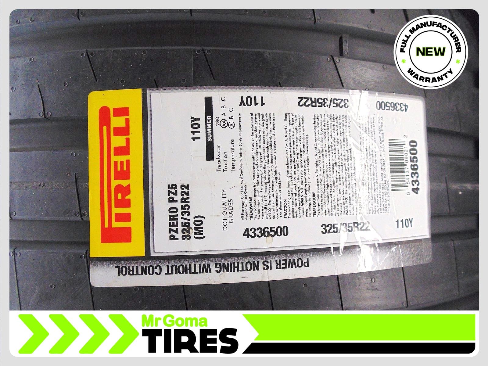 PIRELLI P ZERO TM PZ5 MO XL 325/35/22