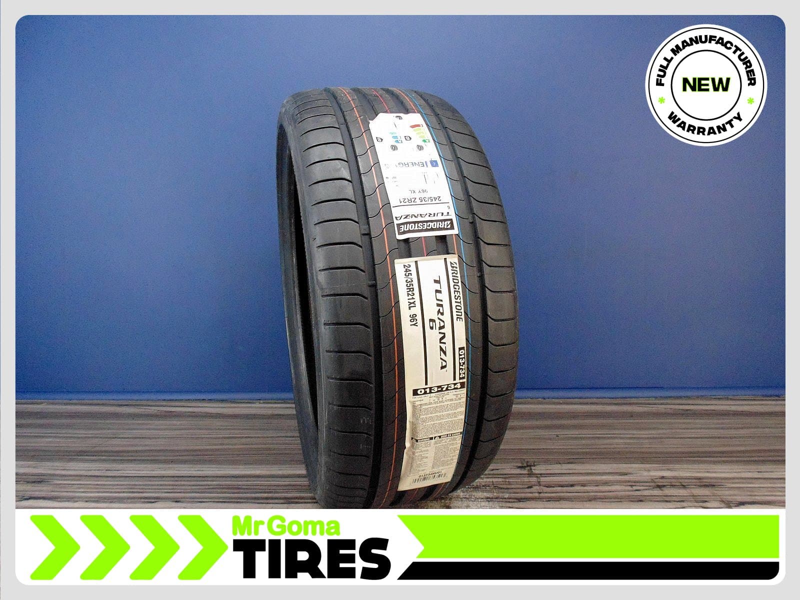 BRIDGESTONE TURANZA 6 ENLITEN MO-S B-SILENT XL 245/35/21