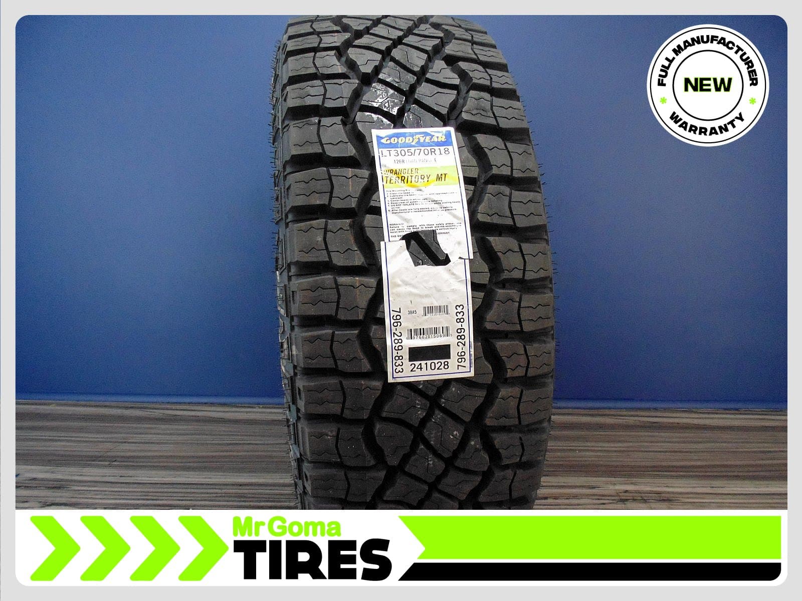 GOODYEAR WRANGLER TERRITORY MT 305/70/18