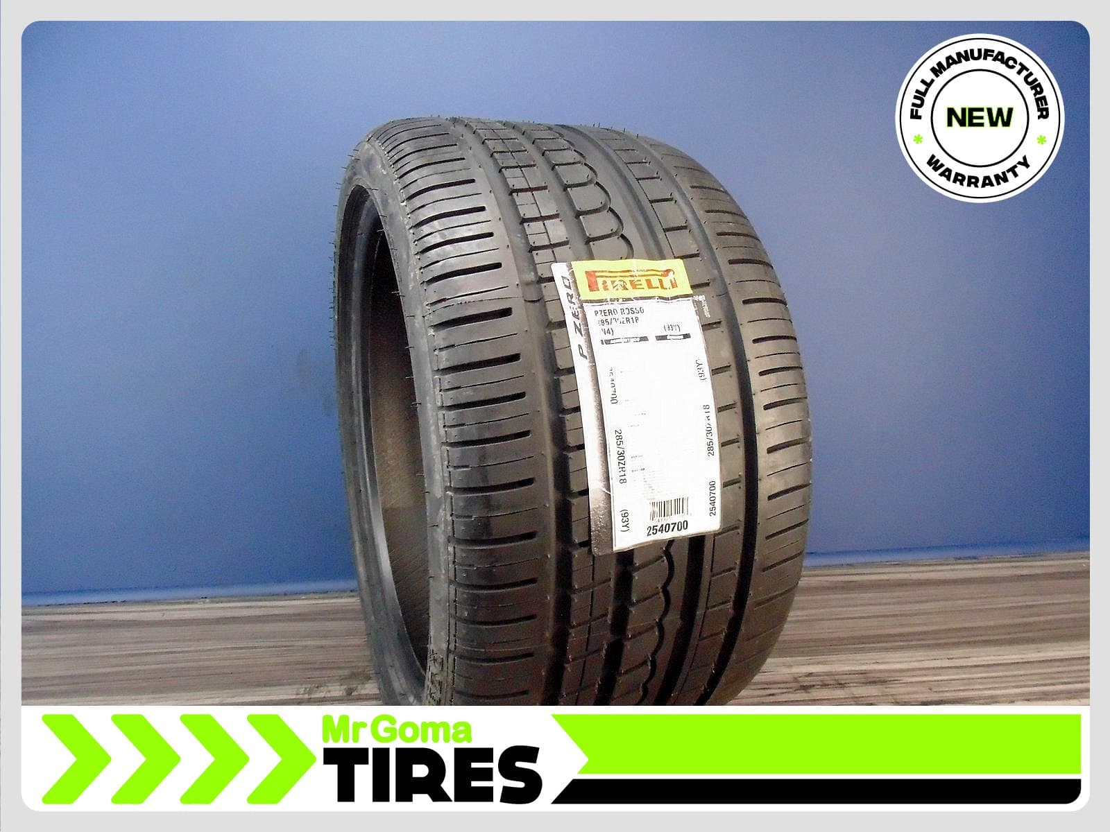 Pirelli P Zero Rosso N4 285/30/18